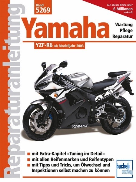 Reparaturanleitung - Yamaha YZF-R6 ab 2003