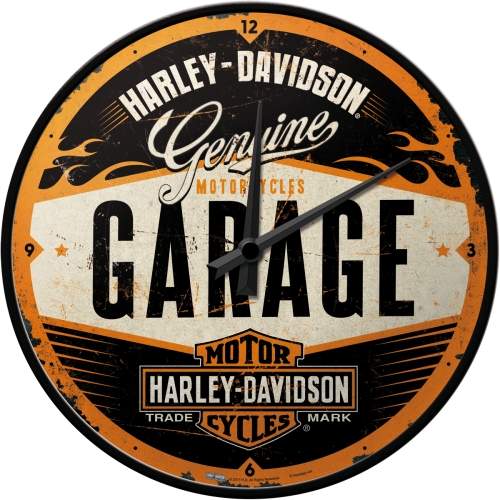 Harley-Davidson Garage Wanduhr