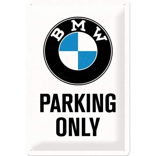 BMW Parking Only Blechschild