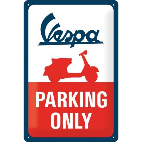 Vespa Parking Only Blechschild