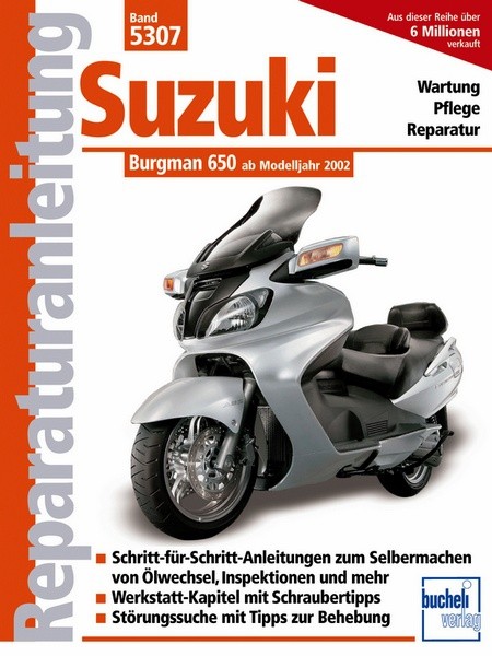 Reparaturanleitung - Suzuki Burgmann 650 ab 2002