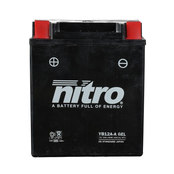 Batterie 12V 12AH YB12A-A Gel Nitro