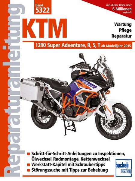 Reparaturanleitung - KTM 1290 Super Adventure T, S, R ab 2015