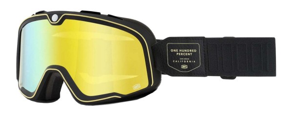 100% - Barstow Caliber Brille Gelb verspiegelt
