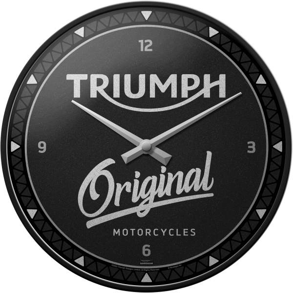 Triumph Original Motorcycles Wanduhr