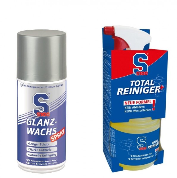 S100 - Set - Totalreiniger Plus + Glanz-Wachs Spray