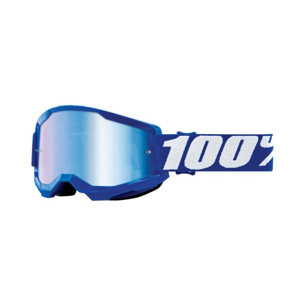 100% - Strata 2 Crossbrille Blau - Blau verspiegelt