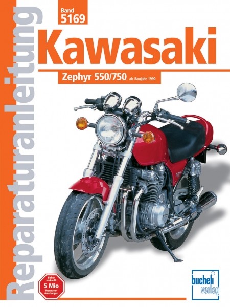 Reparaturanleitung Kawasaki Zephyr 550/750 ab 1990