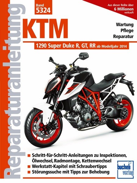 Reparaturanleitung - KTM 1290 Super Duke R, GT, RR ab 2014