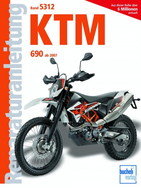 Reparaturanleitung KTM 690 Supermoto, Enduro, Duke - ab Modelljahr 2007