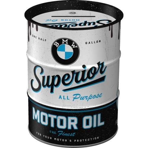 BMW Superior Motor Oil Ölfass Spardose