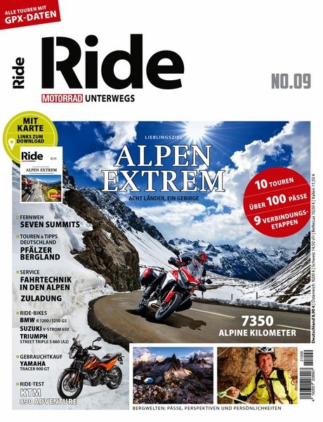 RIDE - Motorrad unterwegs No 9 - Alpen extrem